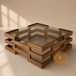 BRICK BOND SQUARE CENTER TABLE