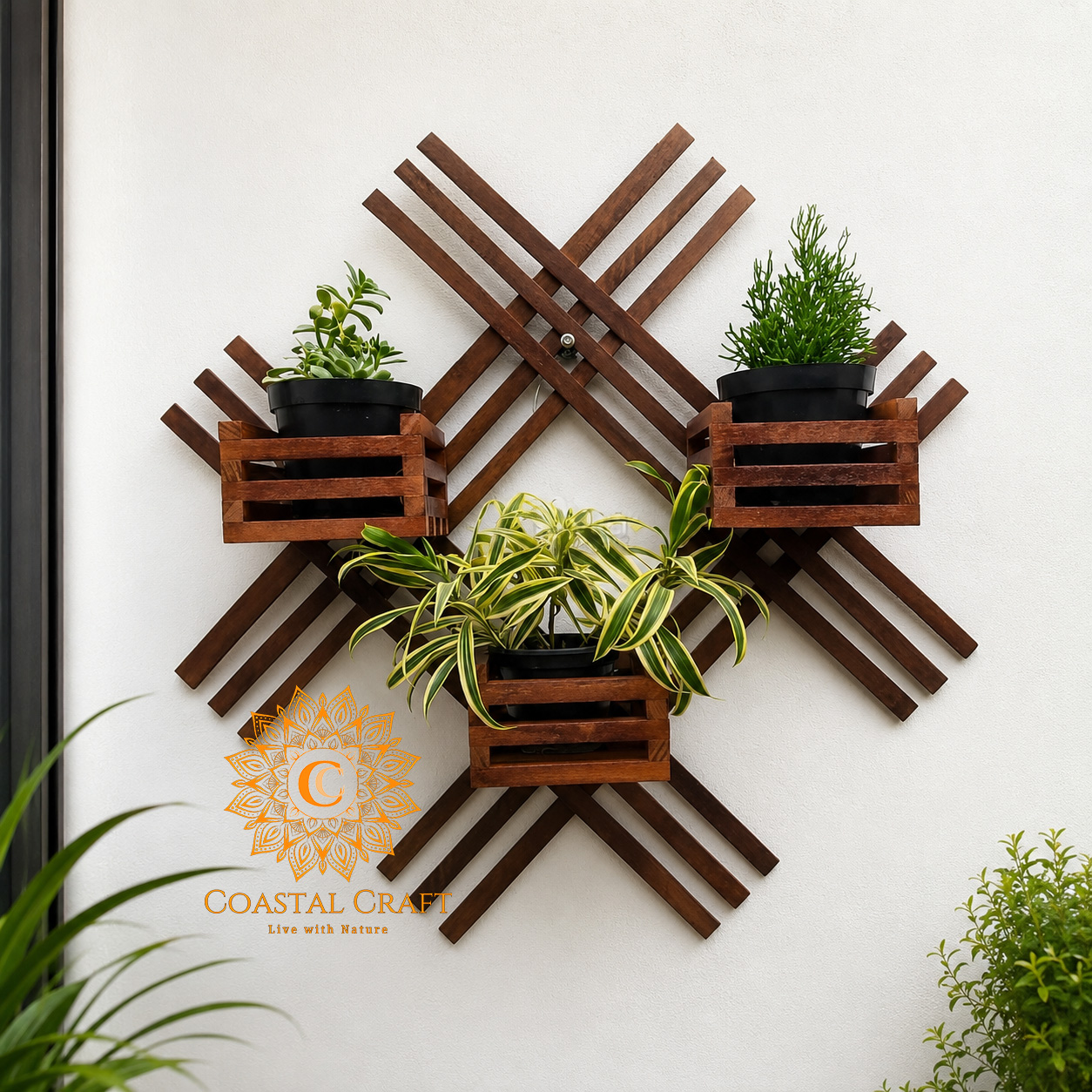 ChatGPT Image Aug 1, 2026, 01_22_59 AM CROSS LOUVER PLANTER SHELF - Image 1