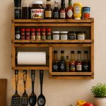 KITCHEN SPICE WALL SHELF