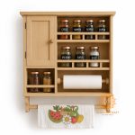 KITCHEN SPICE SHELF WITH SHUTTER