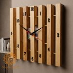 LOUVER BRICK DECOR WALL CLOCK