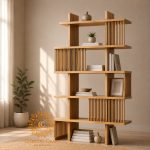LOUVER DISPLAY SHELF