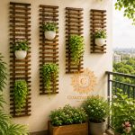 PLANTER CURTAIN SHELF