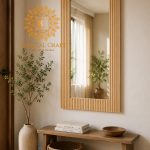 ENGRAVED LOUVER MIRROR