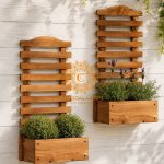 LOUVER CART PLANTER SHELF