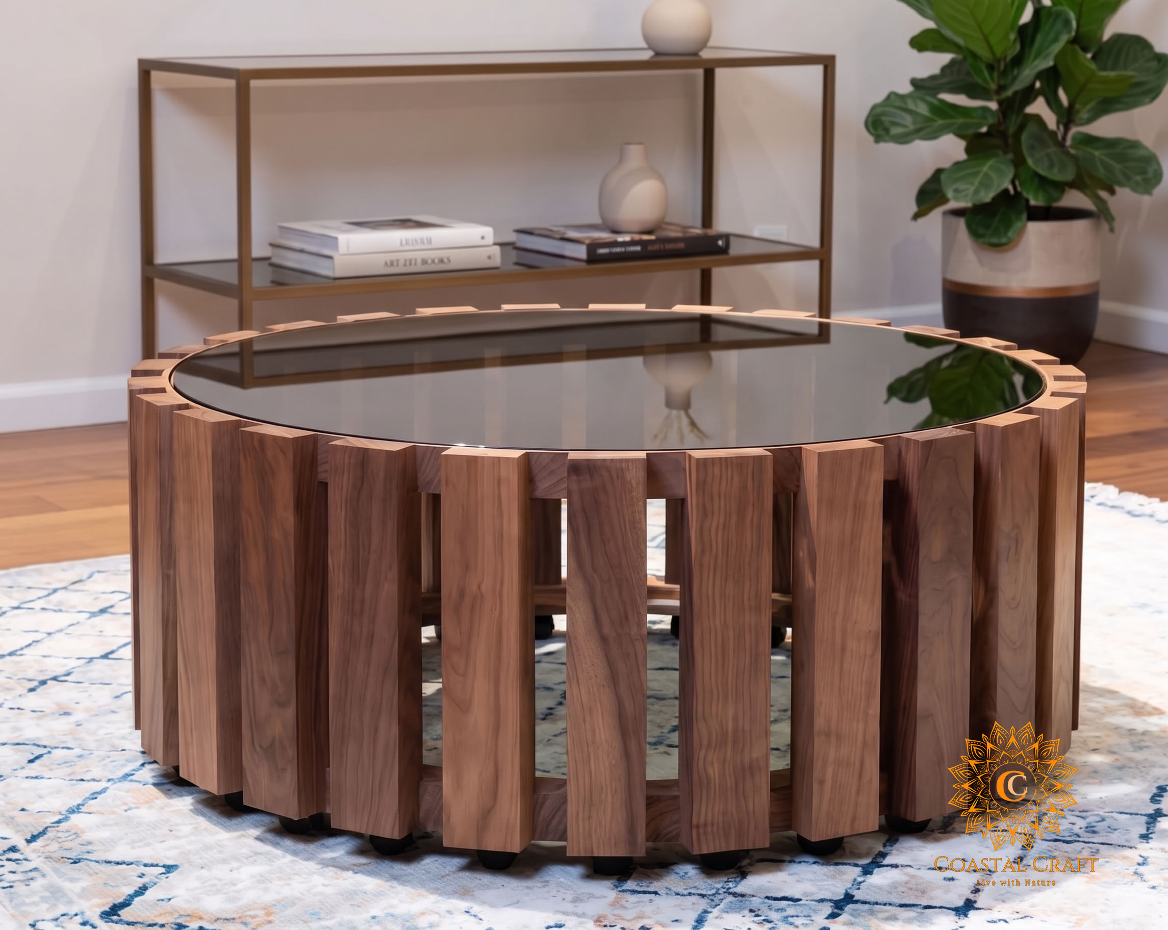 Gemini_Generated_Image_svx6tesvx6tesvx6 CIRCULAR LOUVER CENTRAL TABLE - Image 1